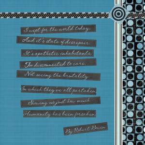 Favorite Quotes Scrapbook Page - Rob Bowen by ravenfire-1