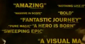 Disney begins to roll out “critics” spots featuring review quotes