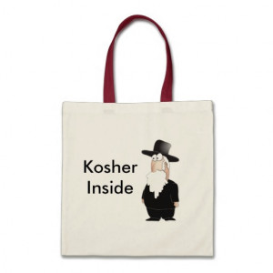 Funny Jewish rabbi - cool cartoon Bag
