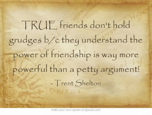 ... Friendship Is Way More Powerful Than A Petty Argument - Trent Shelton