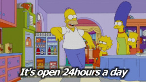 gifs my gifs food the simpsons homer simpson