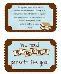 Cute saying on gift for parent volunteers... Could also change it to ...
