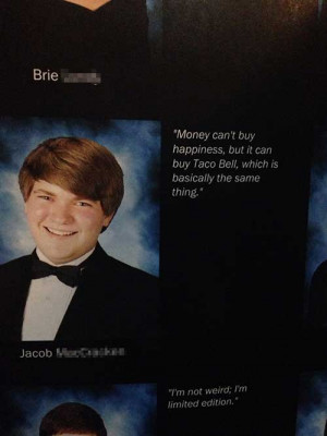 yearbook quotes funny taco bell