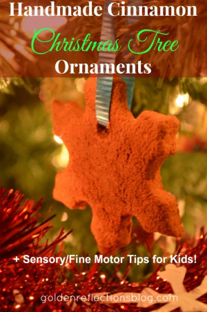 Handmade Cinnamon Christmas Tree Ornaments Crafts
