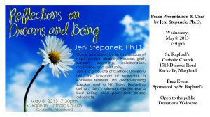 Reflections on Dreams and Being Jeni Stepanek, Ph.D