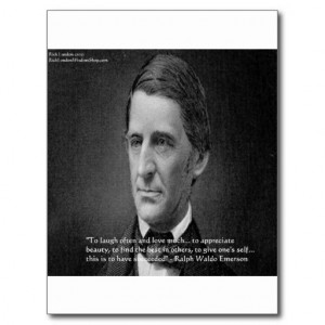 Ralph Waldo Emerson Success Wisdom Quote Gifts