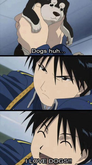 Roy Mustang and Dogs from Fullmetal Alchemist