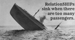 Sinking ship