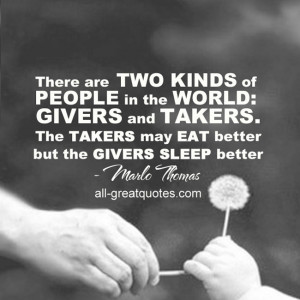 There are TWO KINDS of PEOPLE in the WORLD - Quote
