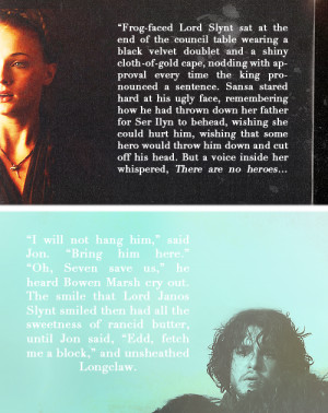 House Stark Sansa & Jon Quotes