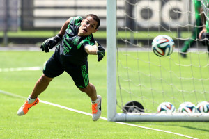 ... during a training session ahead FIFA World Cup Brazil. EPA/Alex Cruz