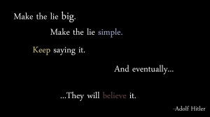 hitler ideas about lies