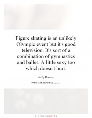 Figure skating is an unlikely Olympic event but it's good television ...