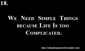 life complicated quotes