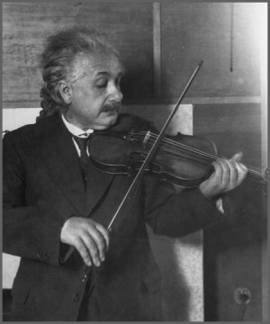 einstein photo on violin einstein quotes john c dvorak commentary