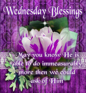 Wednesday Blessings!!!