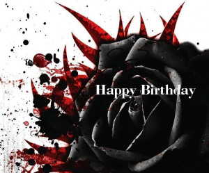 gothic happy birthday wishes
