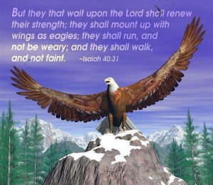 Bible verses and eagles
