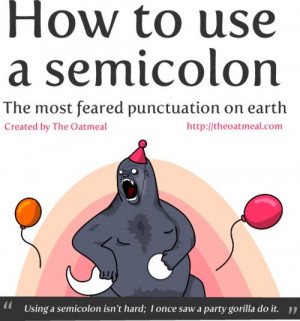 How to use a semicolon #tips #writing #write #grammar