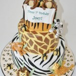 Leopard Print Birthday Cake Designs
