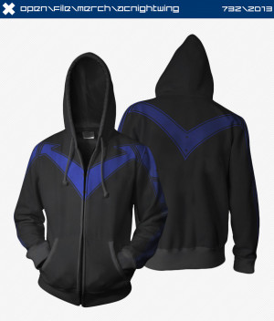 Nightwing Hoodie by seventhirtytwo