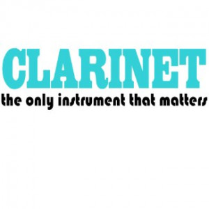 Clarinet Kids T-shirt by madconductor