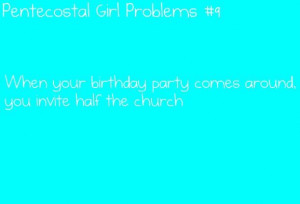 pentecostal girl problem