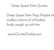 Deep Space Quotes
