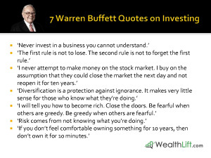 Warren Buffett Quotes on Investing by WealthLift