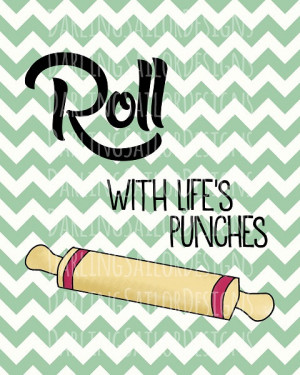 Sweet Quotes Chevron Kitchen Art (Printable) 8x10 | Roll with Life's ...