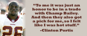 Aug 22, 2012 Clinton Portis' retirement press conference Thursday with ...