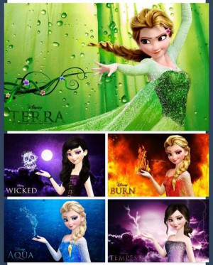 Frozen Elsa Powers with Different