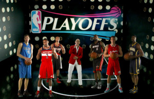 ... James, Other NBA Stars for ESPN and ABC's Playoffs Tip-Off (Exclusive