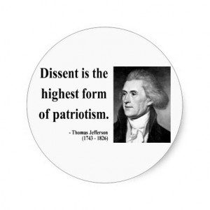 Jefferson Quote on Liberty and Tyranny Oval Stickers