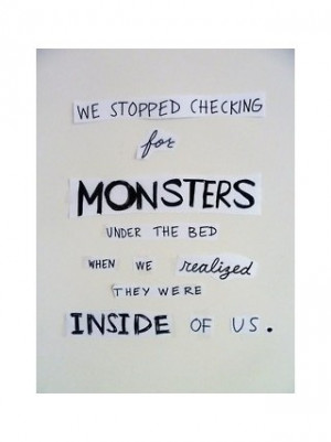 invisible monsters.