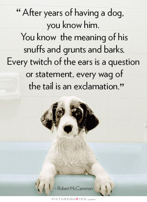 Dog Quotes Robert McCammon Quotes