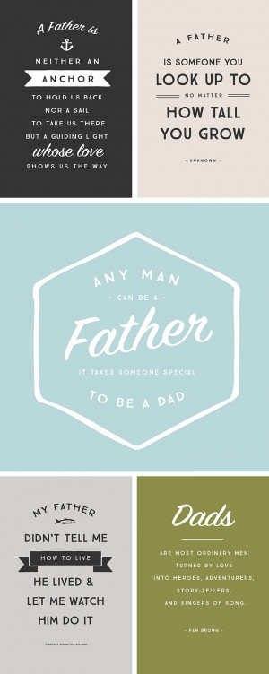 ... or share with Dad via email and/or social media this Father’s Day