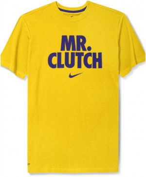 Nike Shortsleeve Mr Clutch Slogan T shirt in Yellow for Men (Tour ...