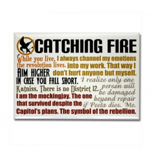 catching fire gifts catching fire magnets catching fire quotes ...