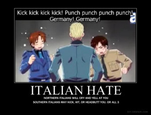 Axis Powers: Hetalia, South Italy, Germany, North Italy, Mediterranean ...