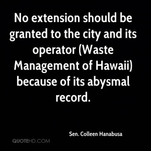 Sen. Colleen Hanabusa Quotes