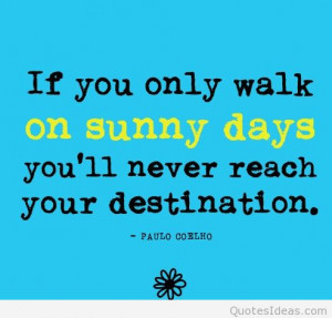 Sunny days summer quote