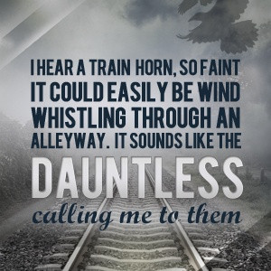 Dauntless train blows...