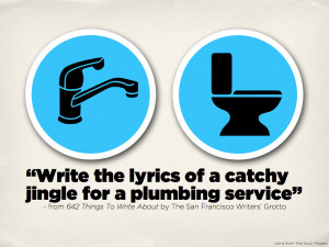 Writing Prompt: Plumbing Jingle