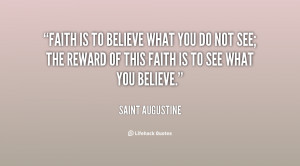 St. Augustine Quotes On Faith