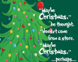 Dr Seuss The Grinch who stole Chris tmas Quote Digital Print 11 x 14 ...