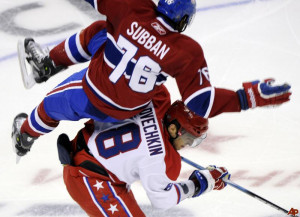 Subban won't have to worry about dodging Ovechkin hits tonight. (PHOTO ...