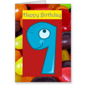 happy_ninth_birthday_9th_birthday_turning_nine_9_card ...