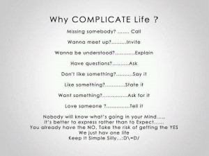 Keep it simple silly!