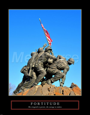Fortitude-Iwo Jima art print